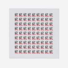 Barbara Kruger, Untitled (Stamps), offset lithograph in colors on perforated sticker paper