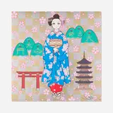 Maiko in Springtime Kyoto by Takashi Murakami, 2024, offset lithograph in colors, sold Jun 2026
