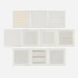 Agnes Martin, Paintings and Drawings: Stedelijk Museum Portfolio, 1991, lithograph on vellum parchment, book