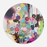 Korin's Flowers and Abstract Imagery by Takashi Murakami, 2023-24, offset lithograph in colors with foil and high gloss varnish, sold Jun 2026