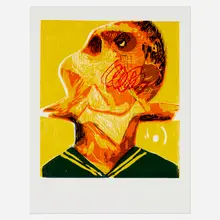 Dana Schutz, Bird in Throat, 2011, woodcut in colors