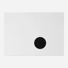 Adam Pendleton, Black Dada (D/black circle), 2020, screenprint with embossing on Somerset Satin