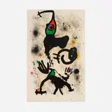 Le pêcheur d'éponges by Joan Miró, 1971, lithograph in colors on Arches, sold Jun 2026