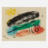 Plate 16 (from the Album 19 portfolio) by Joan Miró, 1961, lithograph in colors, sold Jun 2026