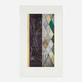 Jasper Johns, Untitled, 1999, etching and aquatint in colors on Hahnemühle