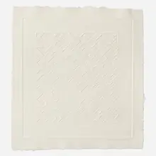 Anni Albers, Mountainous III, 1978, embossing on TGL handmade