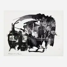 Ruminations: John by Robert Rauschenberg, 1999, photogravure in colors, sold Jun 2026
