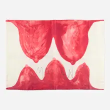 Louise Bourgeois, Desire of Sleep, 2015, linen, archival dyes