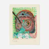 Friedensreich Hundertwasser, Die Seereise I, 1967, etching in colors