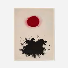 Untitled (from the Flight portfolio) by Adolph Gottlieb, lithograph in colors on Arches, sold Jun 2026