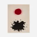 Adolph Gottlieb, Untitled (from the Flight portfolio), lithograph in colors on Arches