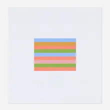 Vista by Bridget Riley, 2017, screenprint in colors on Fabriano, sold Jun 2026