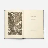 Jasper Johns, Poems, 1985, etching and aquatint on English mould-made T. Edmonds in leather and linen-bound volume