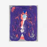 Andy Warhol, Eva Mudocci (After Munch), 1984, screenprint in colors on Lenox Museum Board
