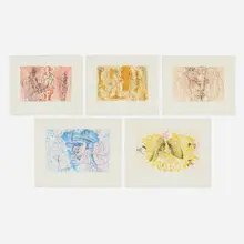 David Salle, The Universe Mender, 1990, etching and aquatint in colors on Hahnemühle