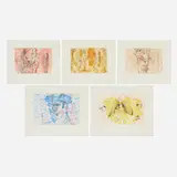 David Salle, The Universe Mender, 1990, etching and aquatint in colors on Hahnemühle