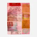 Robert Rauschenberg, Rubicund, 1982, lithograph and screenprint in colors with fabric and plastic collage