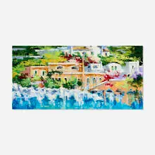 Roberto di Viccaro, Untitled (Capri Scene), acrylic on canvas