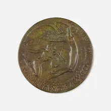 Paul Manship, Rockport Art Association medal, c. 1915, bronze