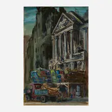 Cecil Bell, Untitled, 1932, ink, chalk and watercolor on paper