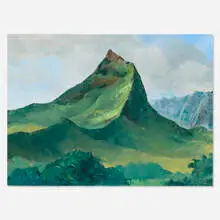 William Blackmore, Untitled (Hawaii), c. 1965, oil on canvas