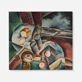 Karl Gasslander, Untitled (Surreal Still Life), c. 1945, oil on canvas