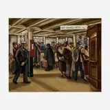 Max Arthur Cohn, Get Change Here, c. 1930, oil on canvas