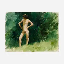 Richard Segalman, David, watercolor on paper