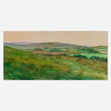 William Franklin Draper, Irish Landscape, oil on canvas
