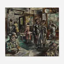 John Ingliss Atkinson, Jr., Poor Man's Club, c. 1930, oil on canvas
