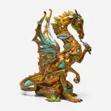 Nano Lopez, Davian, 2012, bronze with hand-applied patina; giclée print on canvas