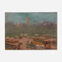 Henry Louis Scott, Untitled, oil on wood