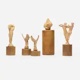 Willard Dryden Paddock, Collection of five works, 1909-13, painted plaster, wood
