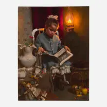 Michael Malm, Her Own Little World, oil on canvas