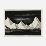 Rockwell Kent, Moby Dick, Chapter XLII (Landscape of Snows), 1930, photolithograph