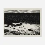 Rockwell Kent, Moby Dick, Chapter II (Harbor), 1930, photolithograph