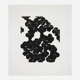 Donald Sultan, Wallflower 35 (from the Wallflowers portfolio), 2008, screenprint in colors