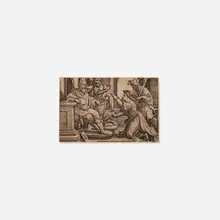 Georg Pencz, Bocca Della Verita, c. 1533-34, engraving on laid paper