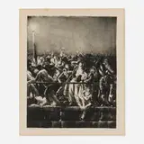 George Bellows, The Crowd, 1923, lithograph