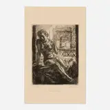 John Sloan, Nude and Arch, 1933, etching and engraving