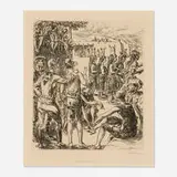 John Sloan, Knees and Aborigines, 1927, etching