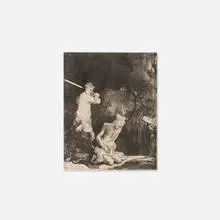 Rembrandt Harmensz van Rijn, The Beheading of John the Baptist, 1640, etching on laid paper