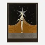 Erté, New York, New York, 1987, screenprint in colors with embossing and foil stamping