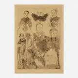 James Ensor, Petites figures bizarres, 1888, etching