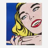 Roy Lichtenstein, Girl (from the One Cent Life portfolio), 1964, offset lithograph in colors