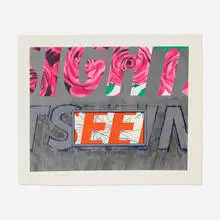 James Rosenquist, Sightseeing, 1972, lithograph and screenprint in colors