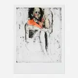 Jim Dine, A Little Girl (from the Eight Sheets from an Undefined Novel, State II portfolio), 1979, etching and aquatint wih hand-coloring on BFK Rives