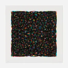 Sol LeWitt, Brushstrokes in All Directions, 1994, screenprint in colors on Folio White