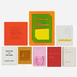 Lawrence Weiner, Collection of eight artist's books