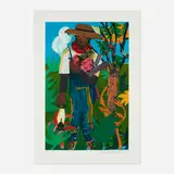 Romare Bearden, The Lantern, 1979, lithograph in colors